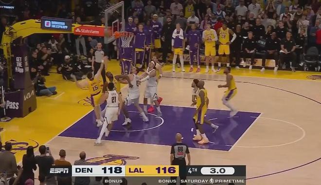 东契奇绝杀助湖人复仇掘金，西部第三归属尘埃